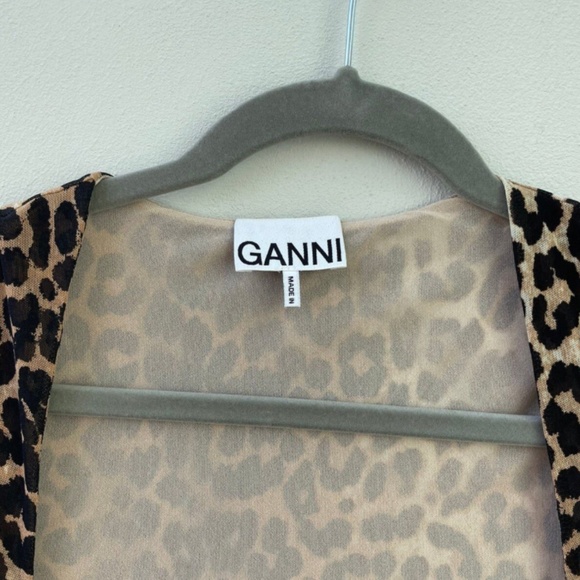Ganni Leopard Print Dress - Picture 6 of 8